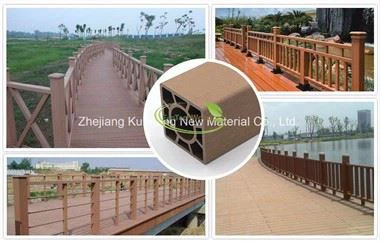 Pasamanos de barandilla compuesto de Wpc 100 por ciento reciclado