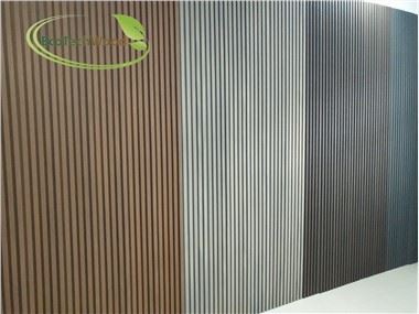 Materiales de decoración de edificios Sidding Panel de pared de WPC