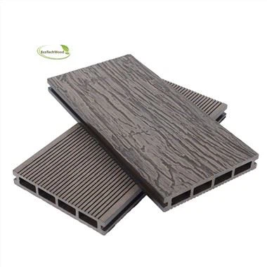 Materiales de construcción Piso de WPC para exteriores con relieve 3D