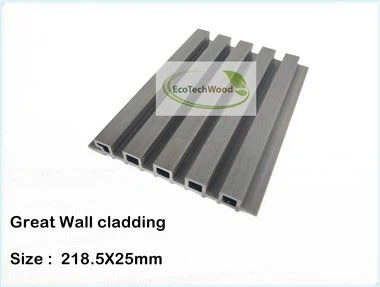 Paneles de revestimiento de pared de WPC de coextrusión con cinco ranuras