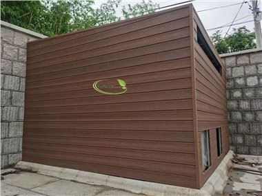 Panel de pared de coextrusión de cobertizo de jardín de plástico