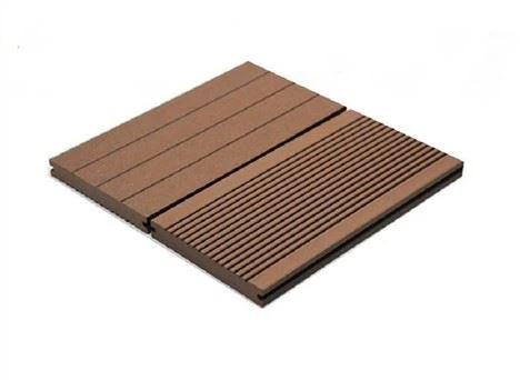 Tarima exterior compuesta de WPC ecológica y de color verde sólido